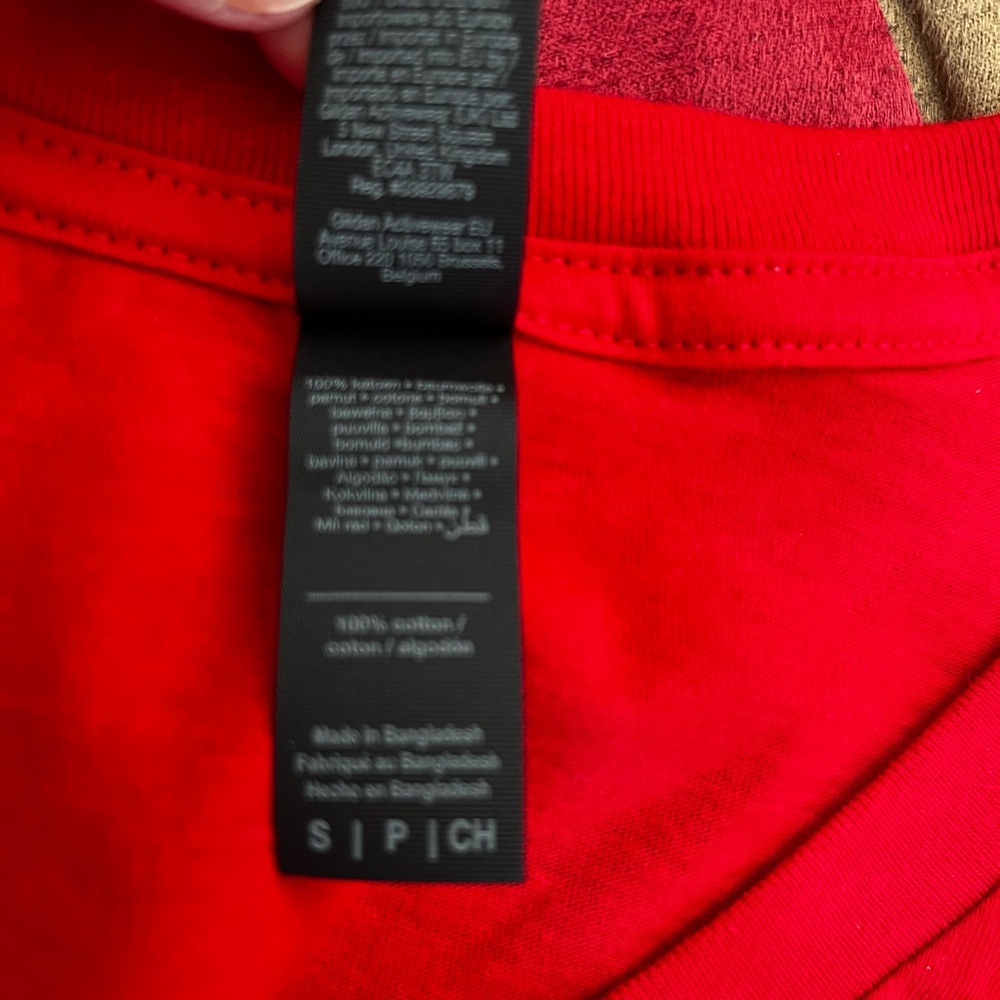Red Graphic Ladies T-Shirt - Picture 6 of 6